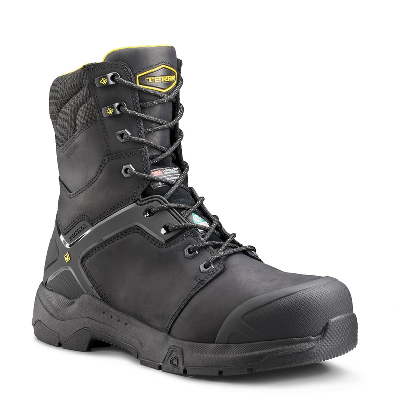 Men's Terra Carbine 8" Waterproof Composite Toe Safety Work Boot image number 7