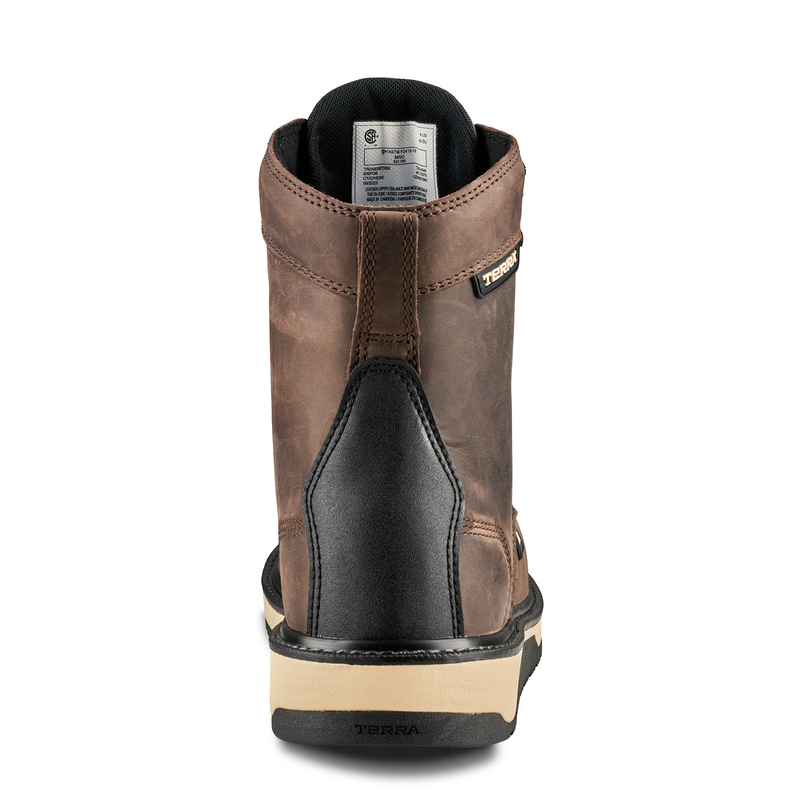 Botte de travail imperm&eacute;able Terra Ironstone de 8 po pour hommes avec embout en composite image number 2
