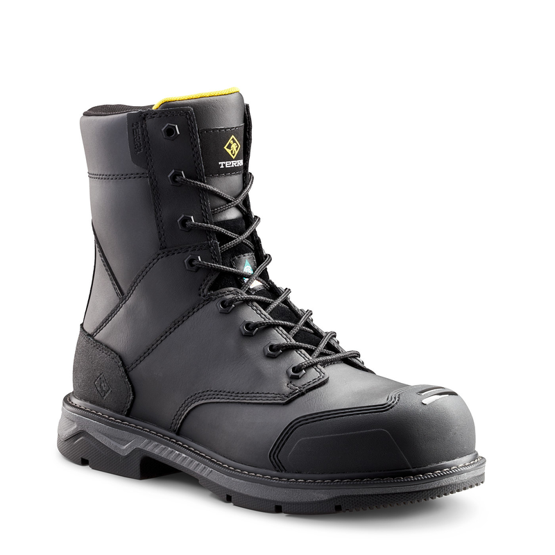 Men's Terra Patton 8" Aluminum Toe Safety Work Boot image number 7