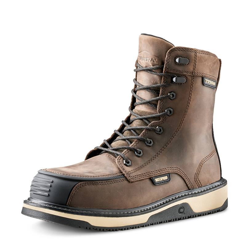 Botte de travail imperm&eacute;able Terra Ironstone de 8 po pour hommes avec embout en composite image number 8