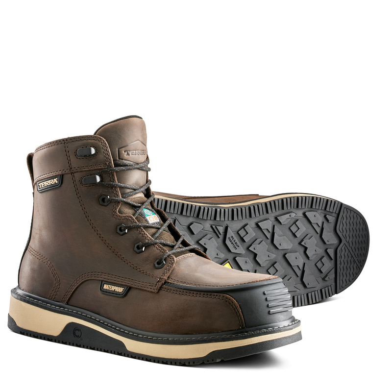 Men's Terra Ironstone 6" Waterproof Composite Toe Safety Work Boot image number 1