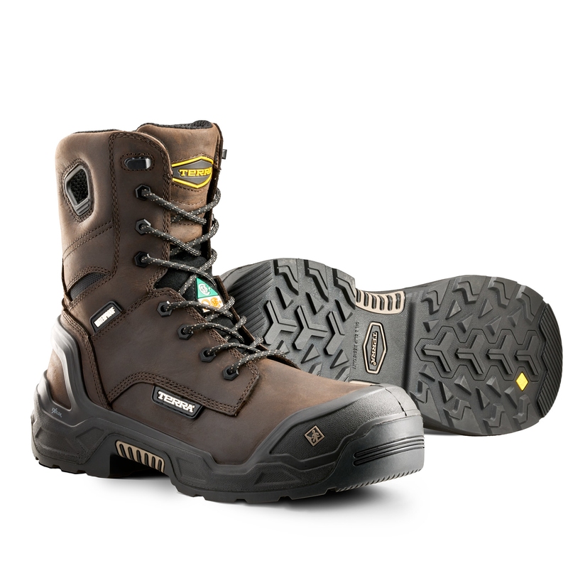 Men's Terra Exile 25 8" Waterproof Composite Toe Safety Work Boot image number 1