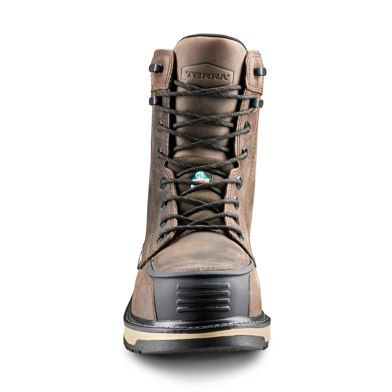 Botte de travail imperm&eacute;able Terra Ironstone de 8 po pour hommes avec embout en composite image number 3