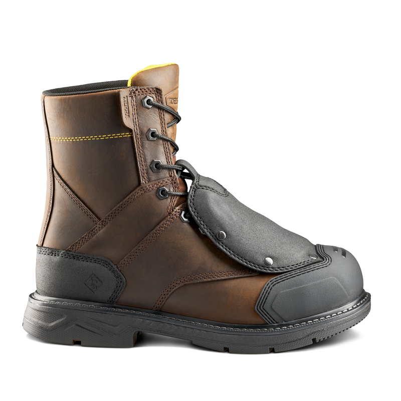 Men's Terra Patton 8" Aluminum Toe Safety Work Boot with External Met Guard image number 0