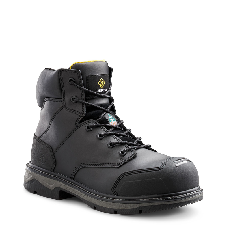 Men's Terra Patton 6" Aluminum Toe Safety Work Boot image number 7